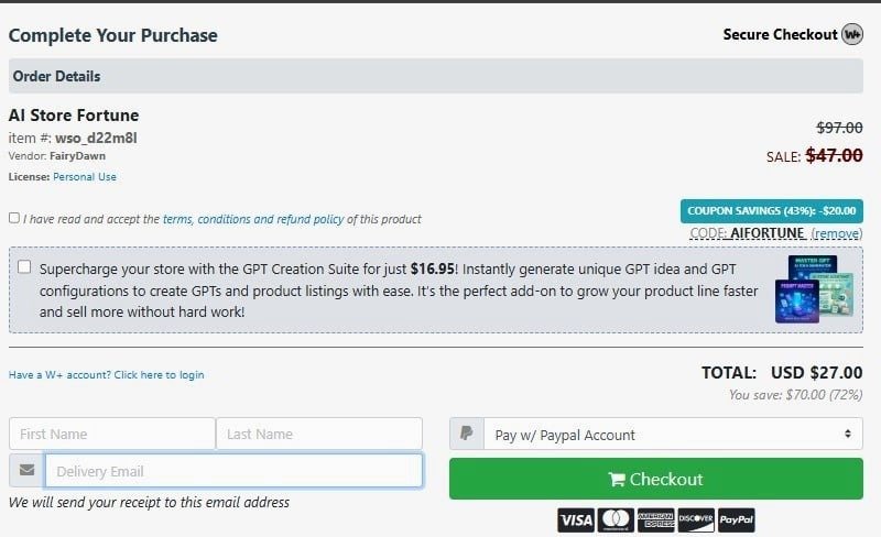 AI STORE FORTUNE-BUY NOW